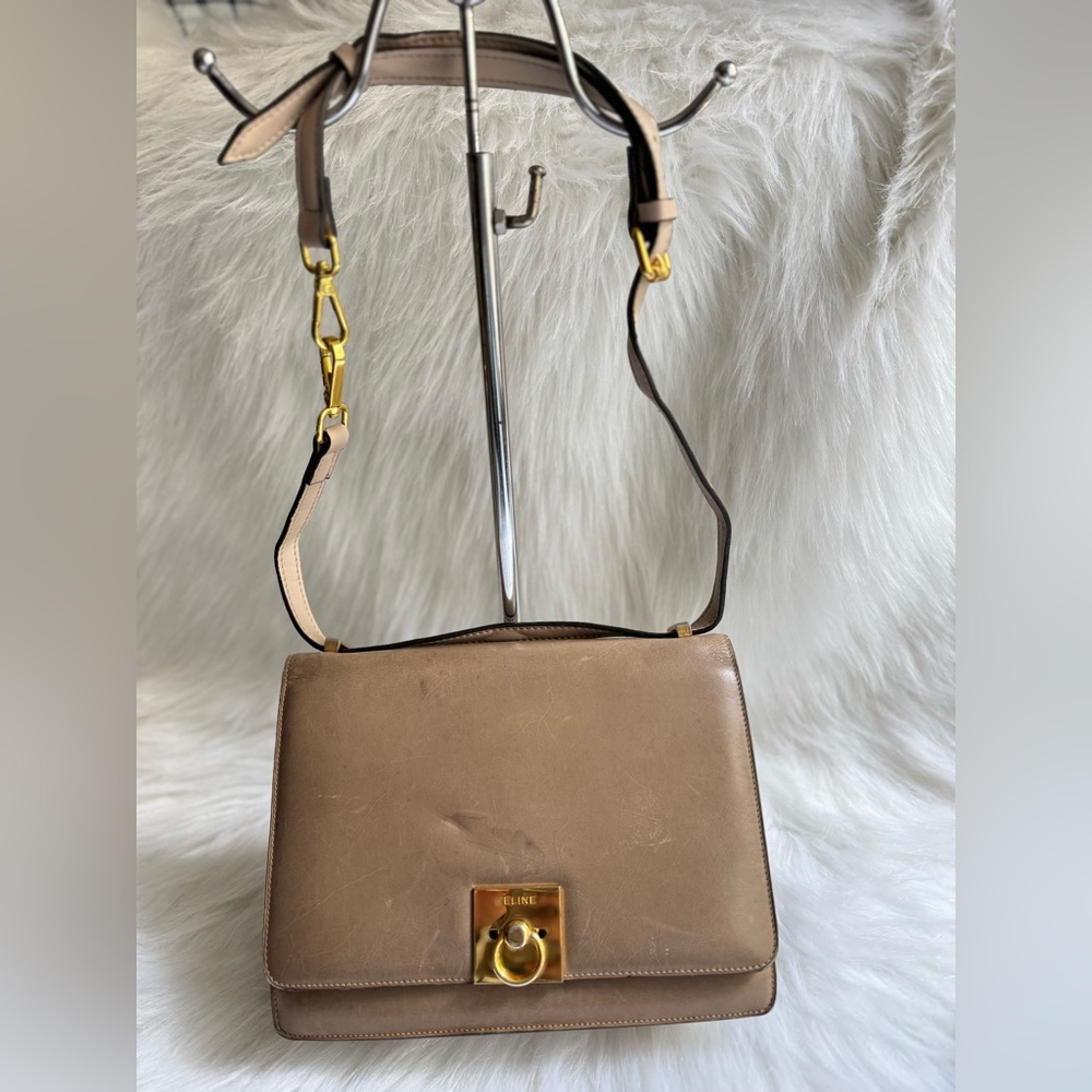 CELINE Vintage Single Flap Bag